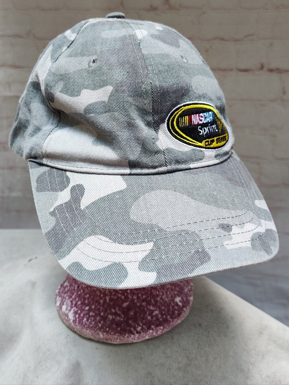 Nascar Sprint Cup Series Gray/Green camo 100% cotton Hat
